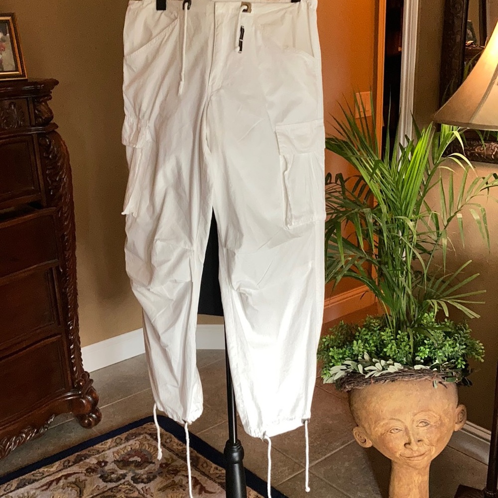 Puffy cargo pants